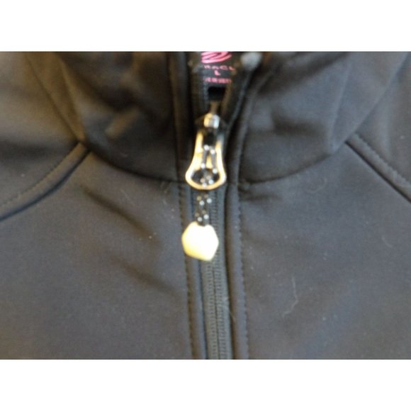 Ultraclub Custom Embroidered Black All Weather Jacket Sz L - Picture 7 of 12